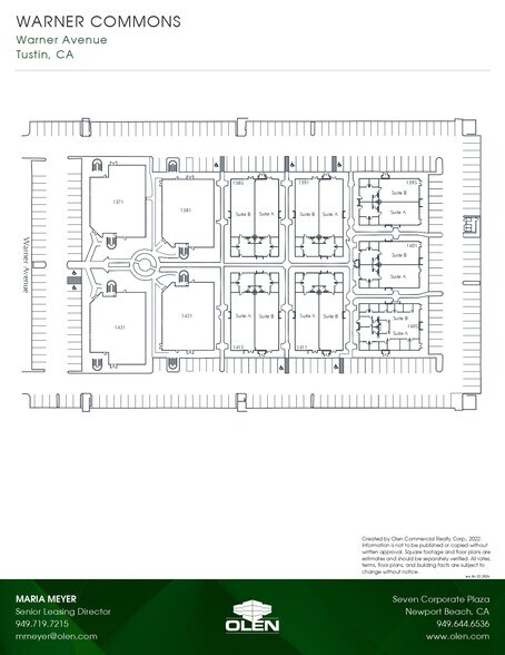 More Photos Of 1371-1431 Warner Avenue, Tustin Flex For Lease