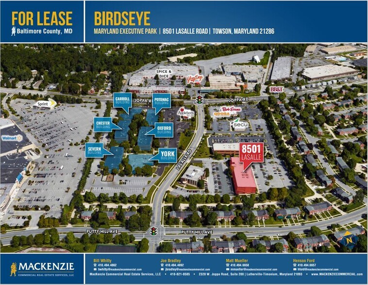 More Photos Of 8501 LaSalle Rd, Towson Office For Lease