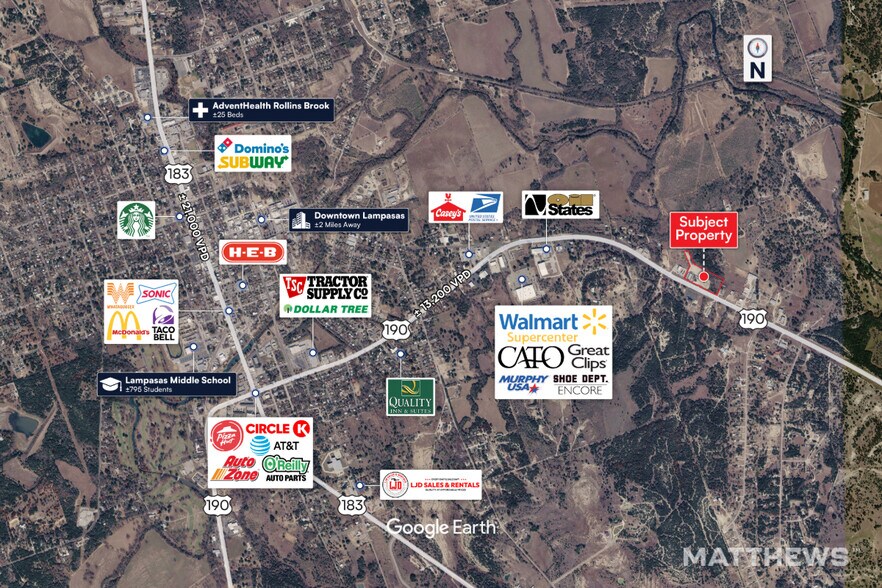 More Photos Of 2495 US-190, Lampasas Land For Lease
