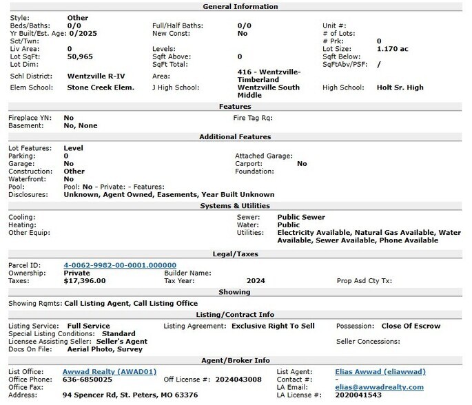 More Photos Of 100 Whisper Creek dr, Wentzville Land For Sale