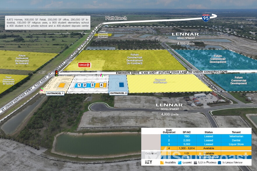 More Photos Of St Johns Heritage & Emerson Drive, Palm Bay Freestanding For Lease