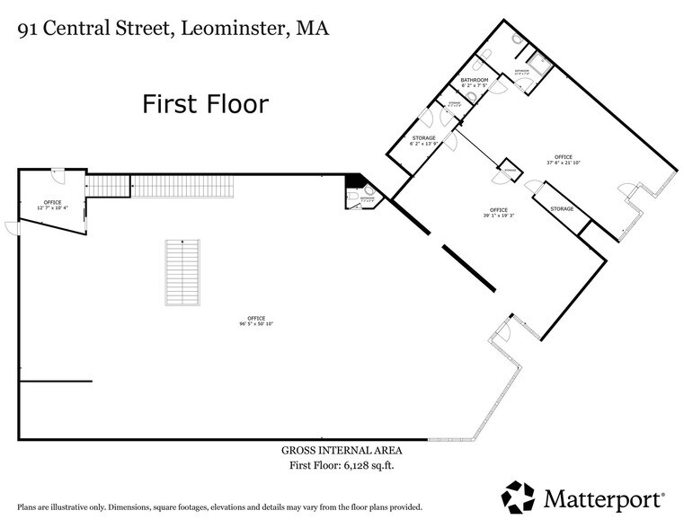 More Photos Of 91 Central St, Leominster Freestanding For Lease