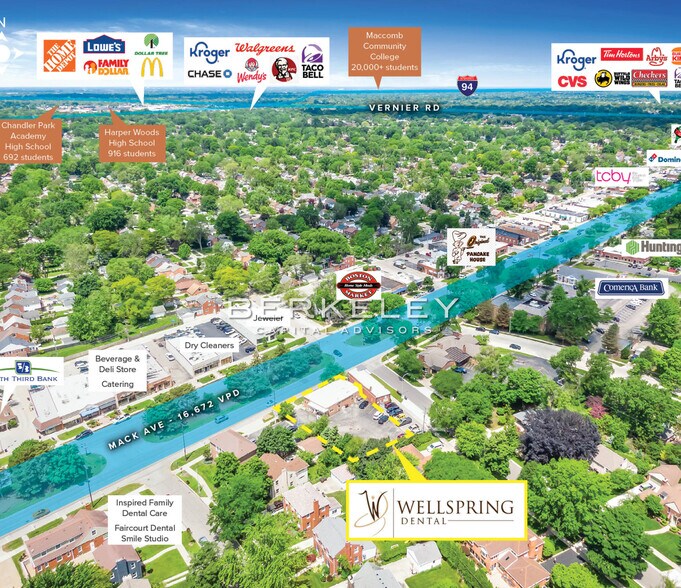 More Photos Of 20136 Mack Ave, Grosse Pointe Woods Medical For Lease