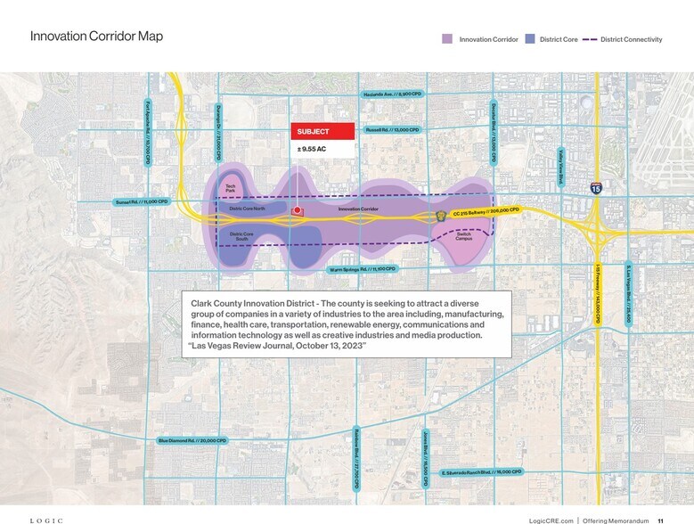 More Photos Of S. Buffalo Drive and CC-215, Las Vegas Land For Sale