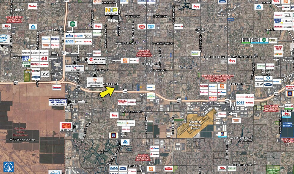 More Photos Of NEC Alma School Rd & Loop 202, Chandler Land For Lease