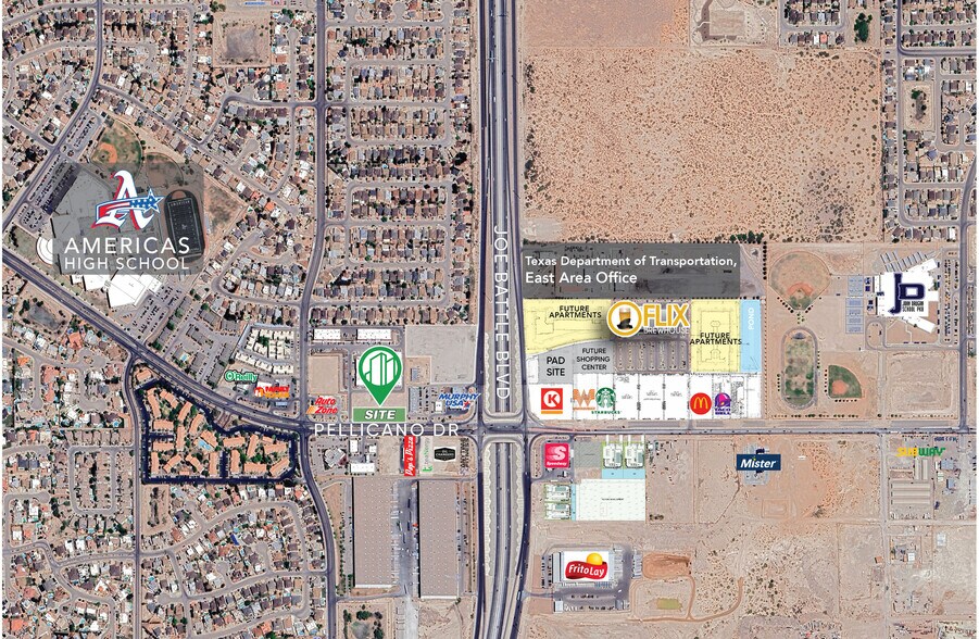 More Photos Of 12285 Pellicano Dr, El Paso Land For Sale