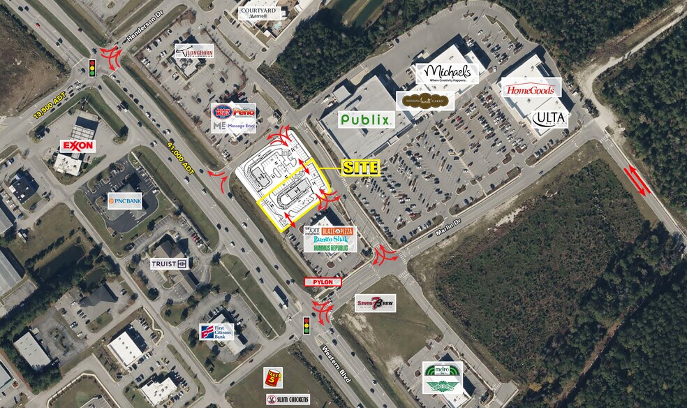 More Photos Of 3050-3100 Western Blvd, Jacksonville Land For Lease