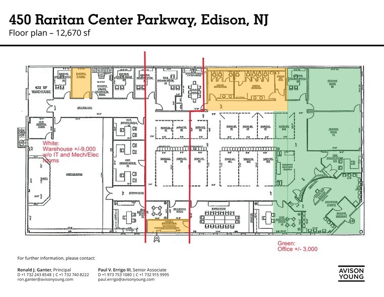 450 Raritan Center Pky, Edison, NJ 08837 Flex/R&D For Lease