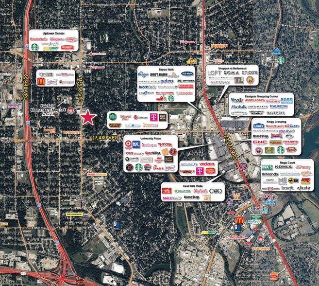 More Photos Of 6625 Line Ave, Shreveport Land For Sale