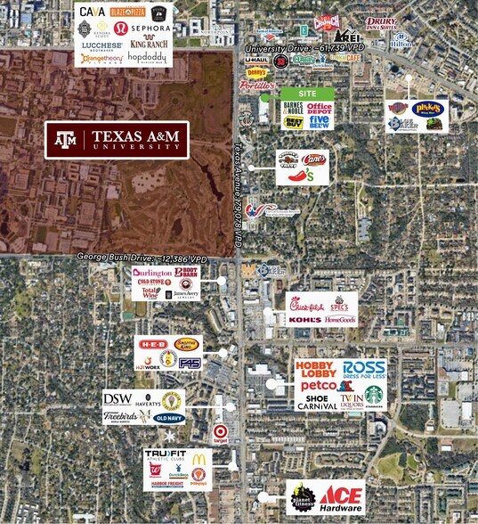 More Photos Of 711 Texas Ave S, College Station Land For Lease