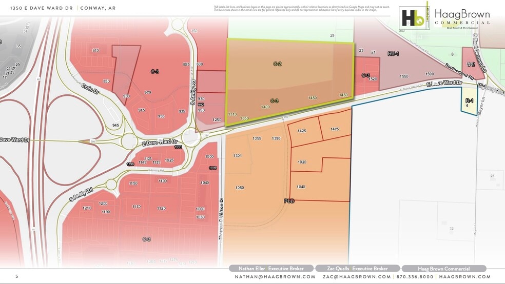 More Photos Of 1350 E Dave Ward Dr, Conway Land For Sale