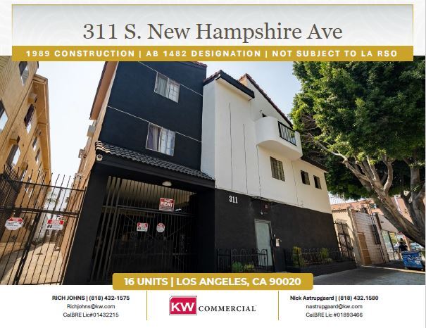 Primary Photo Of 311 S New Hampshire Ave, Los Angeles Apartments For Sale