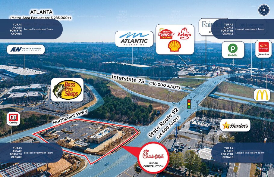 More Photos Of 1130 Georgia 92, Acworth Fast Food For Sale