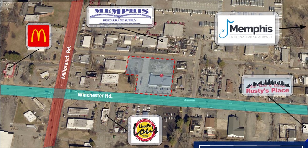 More Photos Of 1760 Winchester Rd, Memphis Freestanding For Sale