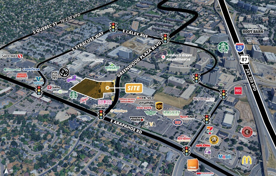 Primary Photo Of 8141 E Arapahoe Rd, Greenwood Village General Retail For Lease