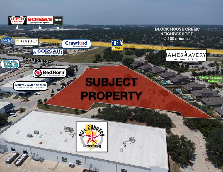 Primary Photo Of 1609 Scottsdale Drive, Cedar Park Land For Sale