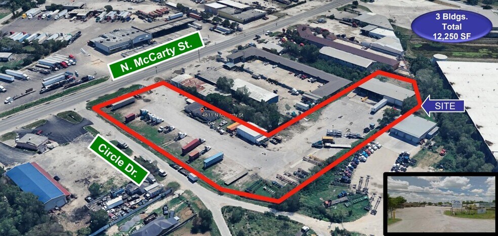 Primary Photo Of 4811 N McCarty St, Houston Truck Terminal For Lease