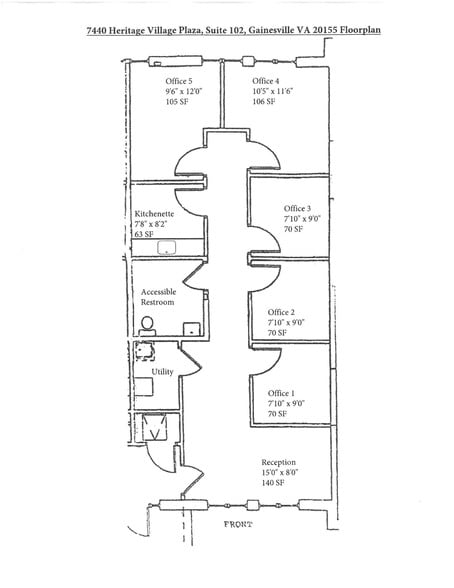 More Photos Of 7440 Heritage Village Plz, Gainesville Office For Lease