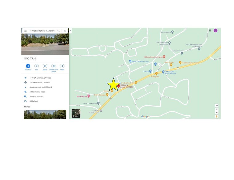 Primary Photo Of 1100 Highway 4, Arnold Land For Sale