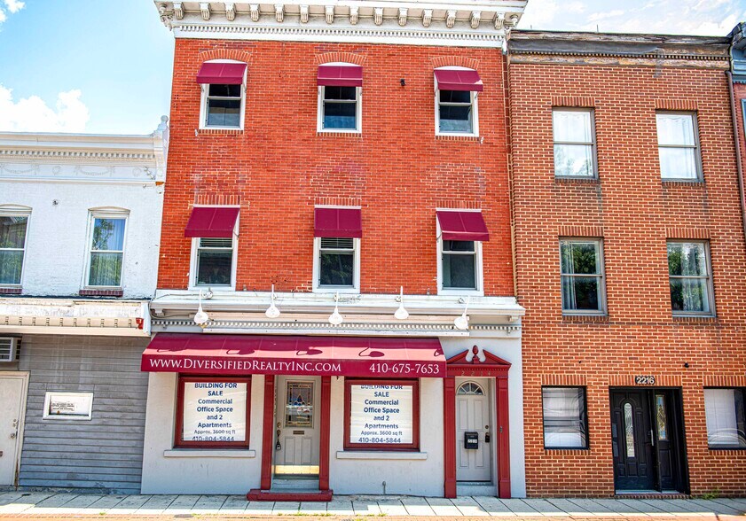 More Photos Of 2212-2214 Boston St, Baltimore Office Residential For Sale