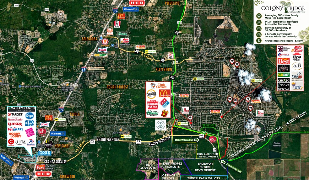 More Photos Of Commercial Corner- San Marcos & San Felipe, Cleveland Land For Sale