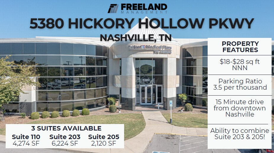 More Photos Of 5380 Hickory Hollow Pky, Antioch Medical For Lease