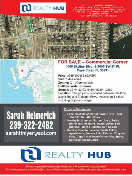 More Photos Of 1006 Skyline Blvd, Cape Coral Land For Sale