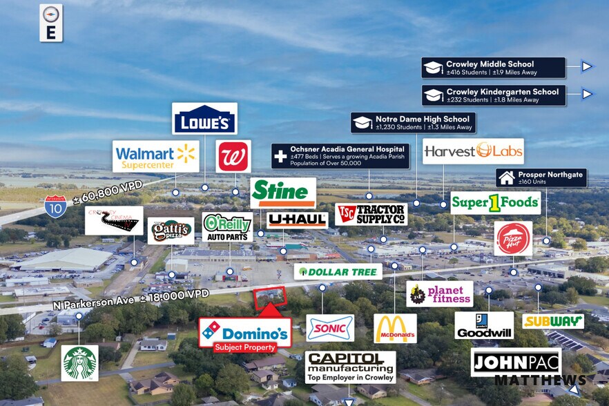 More Photos Of 2203 N Parkerson Ave, Crowley Restaurant For Sale