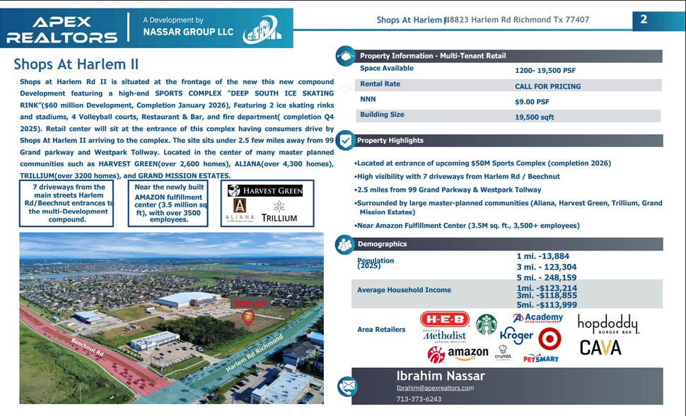 More Photos Of Beechnut St & Harlem Rd, Richmond Skating Rink For Lease