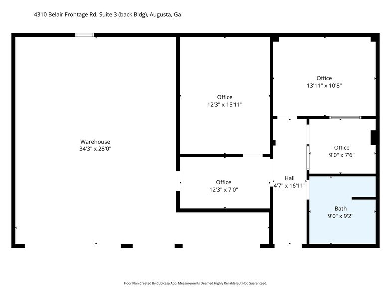 More Photos Of 4310 Belair Frontage Rd, Augusta Office For Lease