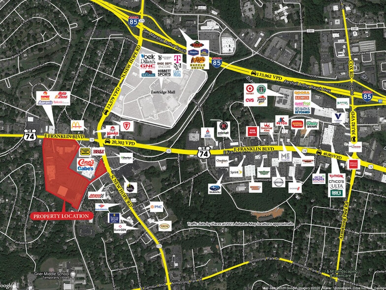 More Photos Of 1403-1493 E Franklin Blvd, Gastonia Unknown For Lease