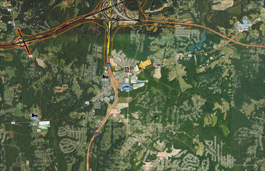 Primary Photo Of NC Hwy 42 W, Garner Land For Lease