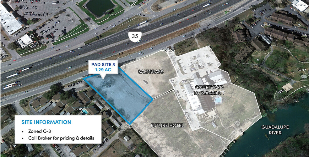 Primary Photo Of I-35 East Frontage Pad Sites, New Braunfels Land For Lease