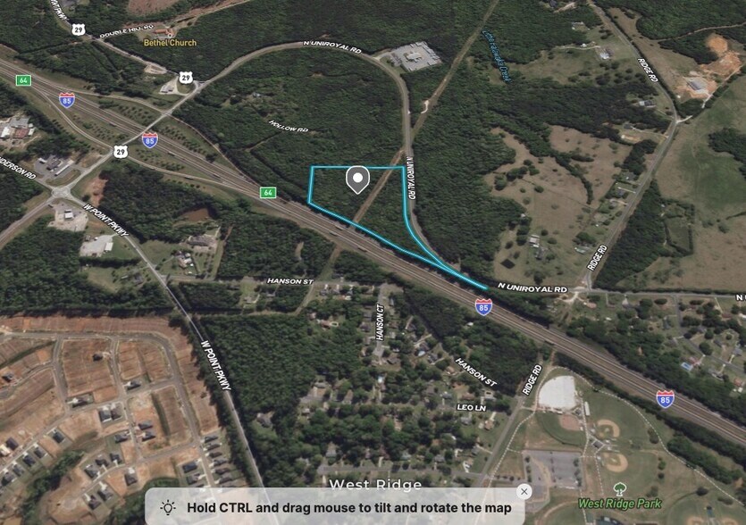 More Photos Of 1550 Uniroyal rd, Opelika Land For Sale