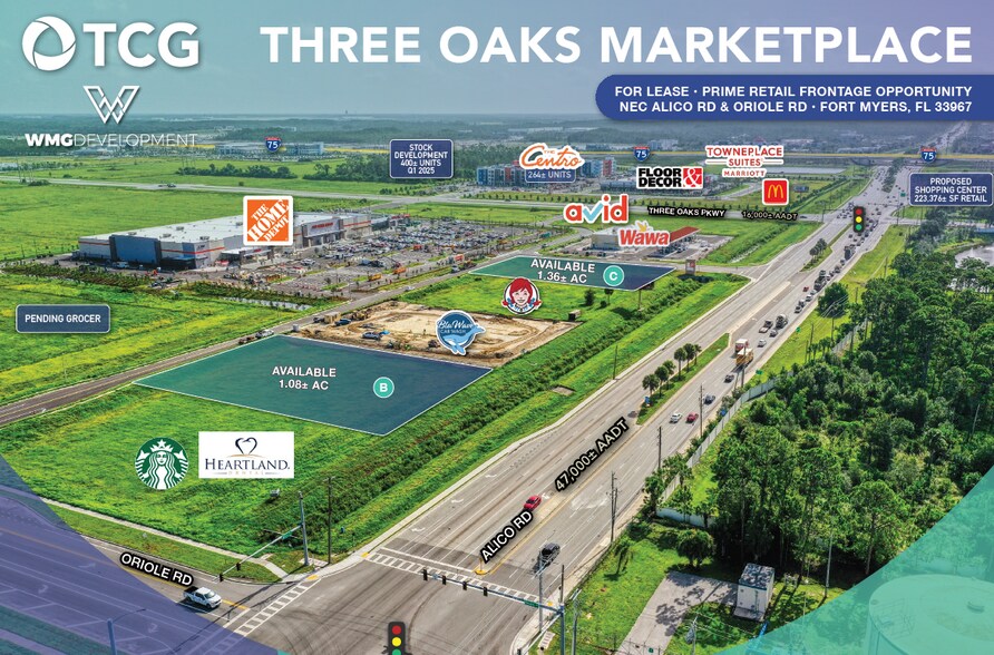 Primary Photo Of 17001 Three Oaks Marketplace Dr, Fort Myers Land For Lease