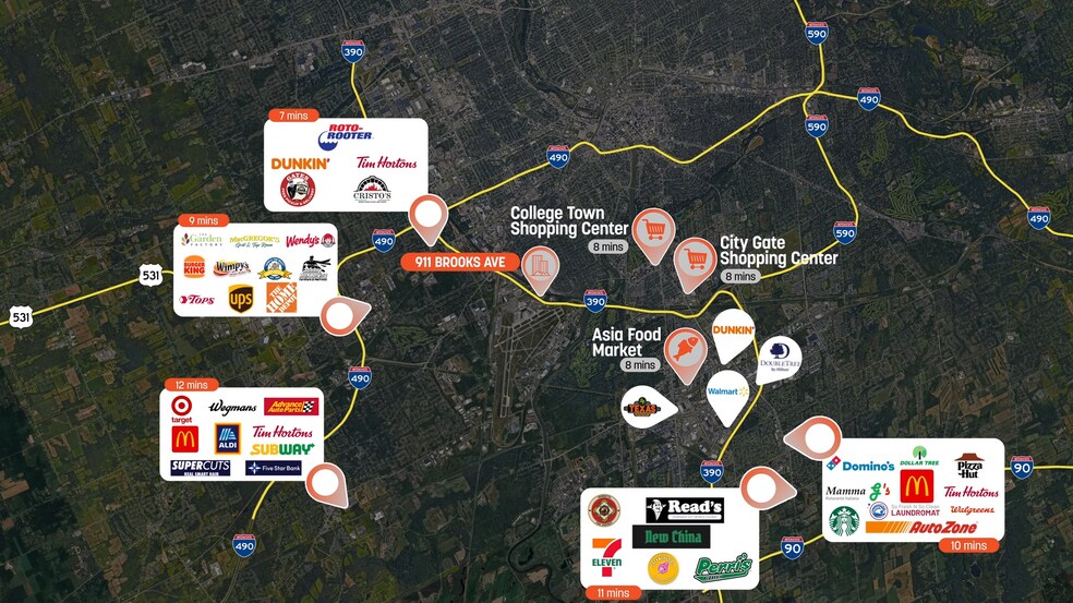 More Photos Of 911 Brooks Ave, Rochester Hotel For Sale