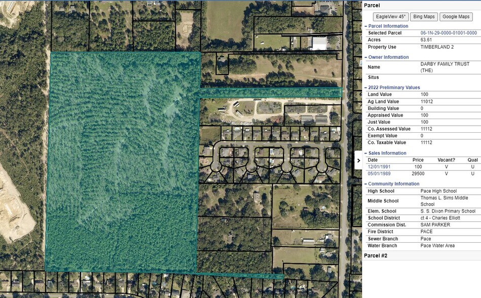 More Photos Of 5300 BLK Woodbine Road, Pace Land For Sale