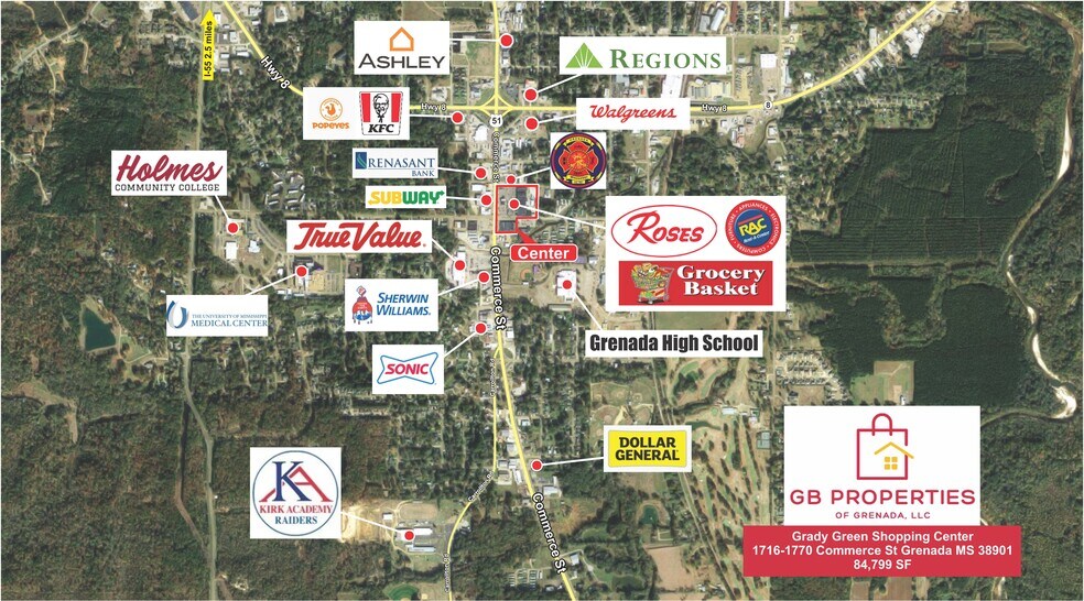 More Photos Of 1716-1770 Commerce St, Grenada Unknown For Lease