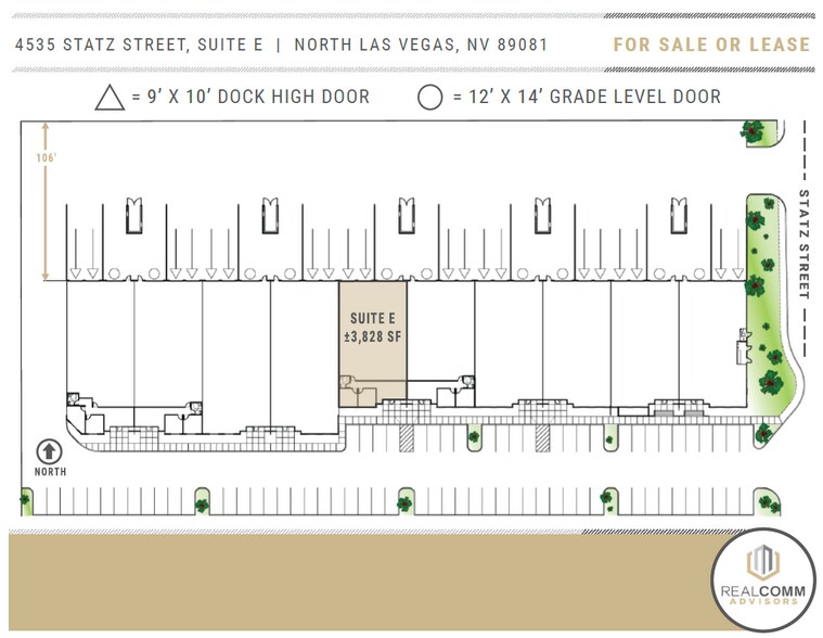 More Photos Of 4535 Statz St, North Las Vegas Warehouse For Lease