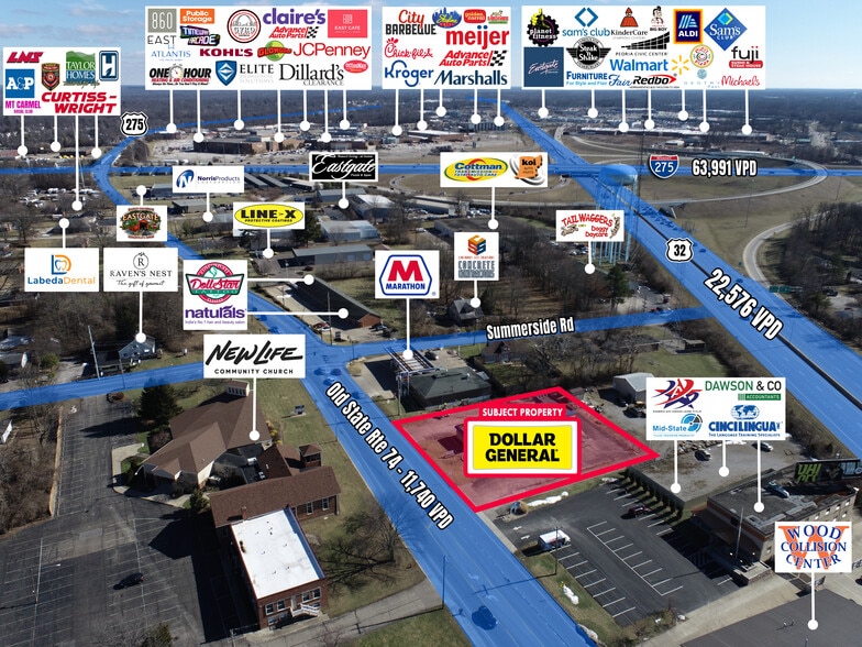More Photos Of 635 Old State Route 74, Cincinnati General Retail For Sale