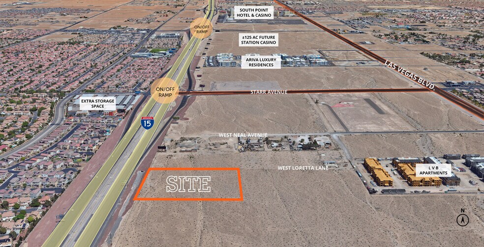 More Photos Of I15 & SWC of Loretta Ln, Las Vegas Land For Sale