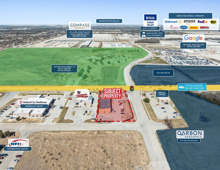 More Photos Of SWC of E Ovilla Rd. & Austin Blvd., Red Oak Auto Repair For Sale