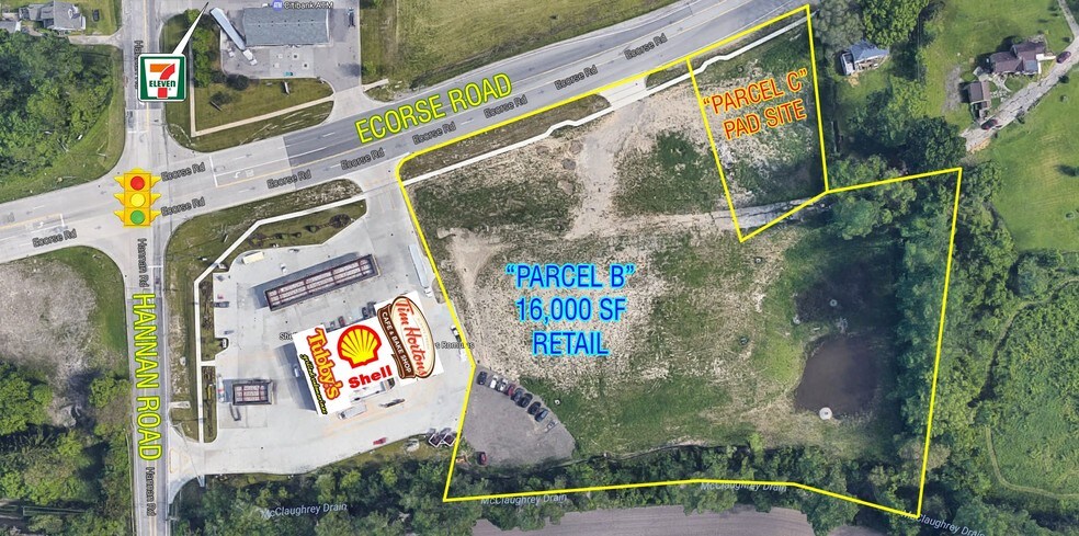 Primary Photo Of SEC Ecorse & Hannan Rd, Romulus Land For Sale