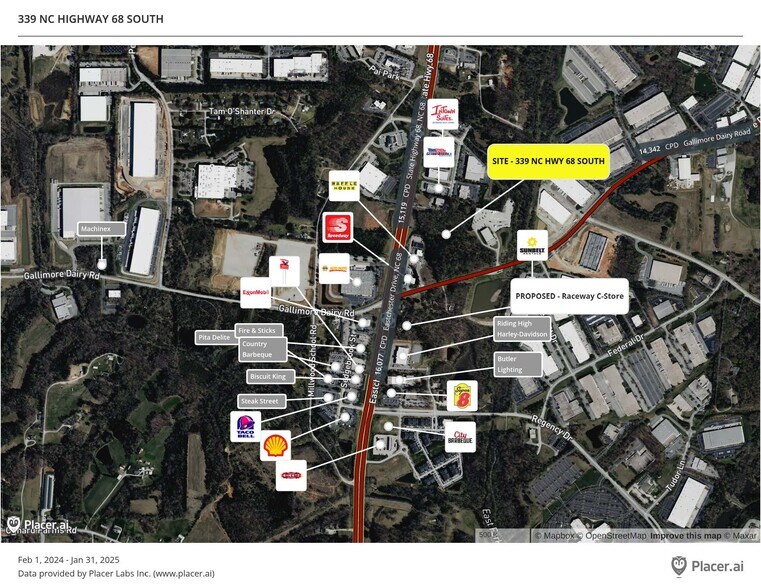 Primary Photo Of 339 NC Highway 68 S, Greensboro Land For Sale