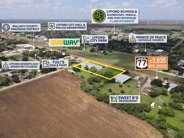 More Photos Of 8422 Business 77 N, Lyford Freestanding For Sale