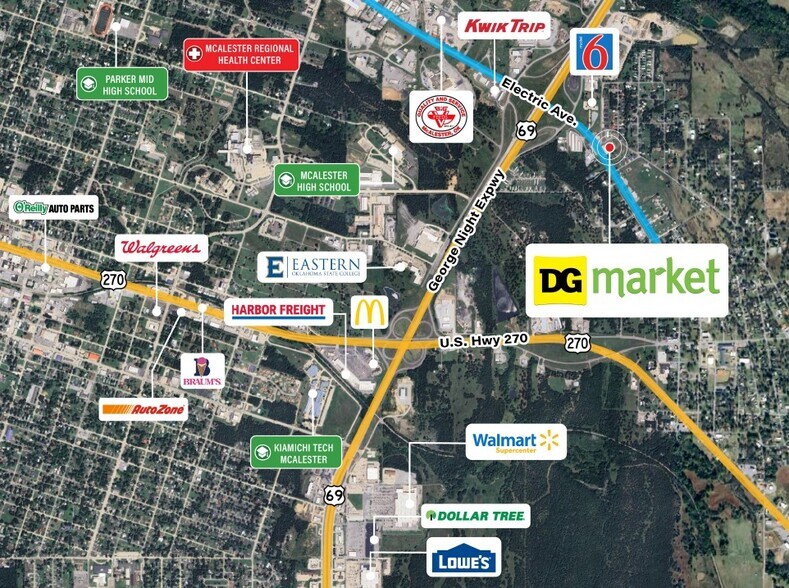 More Photos Of 498 NW Electric ave, Mcalester General Retail For Sale