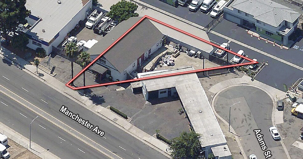 Primary Photo Of 127 1/2 S Manchester Ave, Anaheim Contractor Storage Yard For Lease