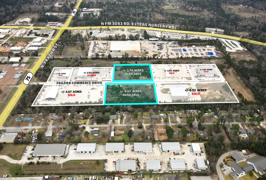 More Photos Of N Frazier St & Frazier Commerce Dr, Conroe Unknown For Lease