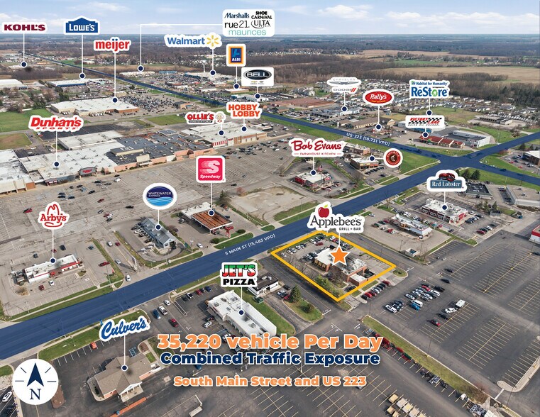 More Photos Of 1396 S Main St, Adrian Restaurant For Sale