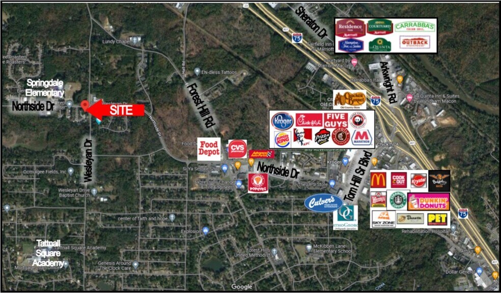 More Photos Of 1190 Wesleyan Dr, Macon-Bibb Land For Sale